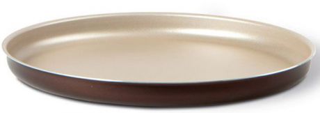 Форма для пиццы TVS "Dolci Idee", с антипригарным покрытием, цвет: золотистый, шоколадный, диаметр 28 см
