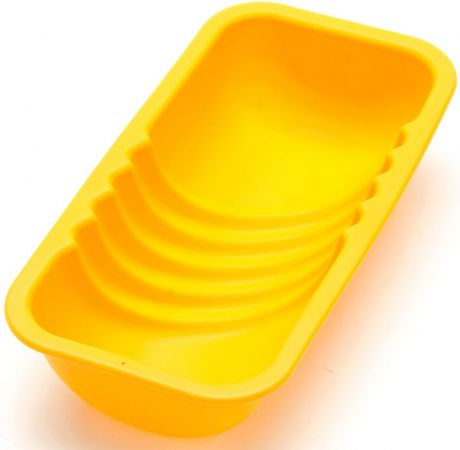 Форма для выпечки силиконовая "Mayer & Boch", цвет: желтый, 850 мл. 28067-2