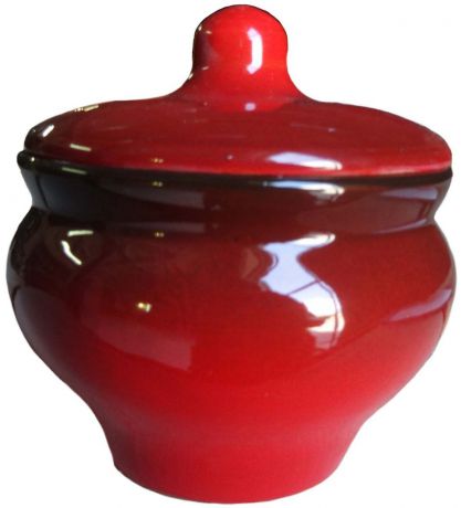 Горшочек для запекания Борисовская керамика "Мечта хозяйки", цвет: красный, 350 мл. КРС14457932