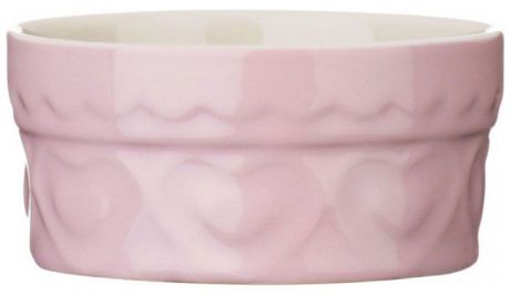 Горшочек для запекания Premier Housewares "Сердца", цвет: розовый, 200 мл. 0722580