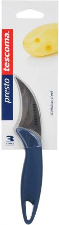 Нож фигурный Tescoma "Presto", цвет: синий, длина лезвия 8 см