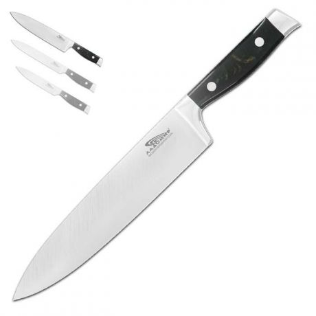 Нож поварской "Ладомир", длина лезвия 17 см. С3НСК17