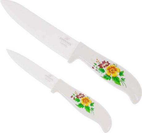 Набор керамических ножей "Bohmann", цвет: белый, 2 предмета. 5249BH