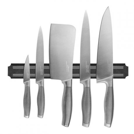 Набор ножей Rondell "Messer" на магнитном держателе, 6 предметов. RD-332