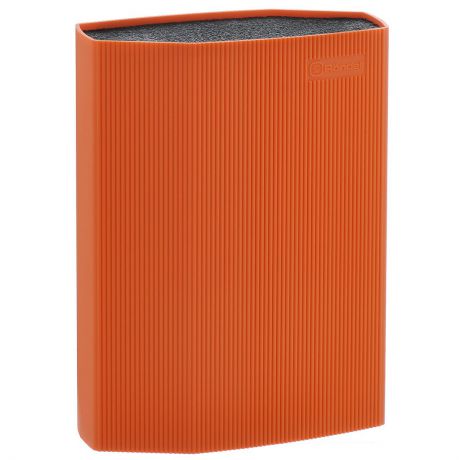 Подставка для ножей "Rondell", цвет: оранжевый. RD-470