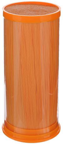 Подставка для ножей "Mayer & Boch", цвет: оранжевый, высота 22 см. 24900