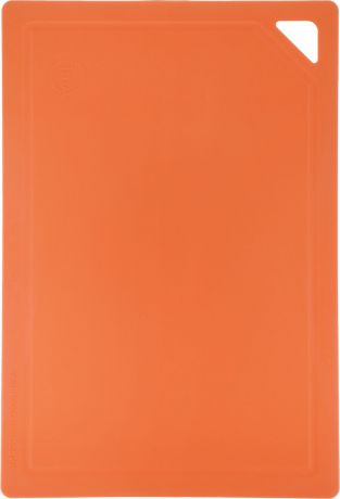 Доска разделочная "TimA", гибкая, цвет: оранжевый, 31 х 21 х 0,3 см