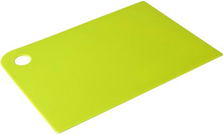 Доска разделочная Plast Team "Grosten", цвет: лайм, прямоугольная, 34,5 х 24,5 х 0,2 см