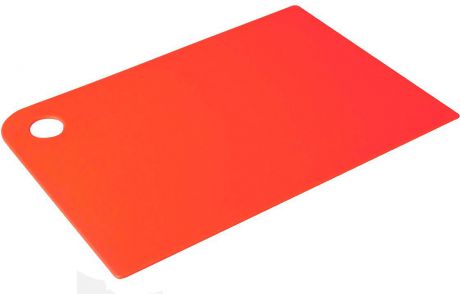 Доска разделочная Plast Team "Grosten", цвет: красный, прямоугольная, 24,7 х 17,5 х 0,5 см