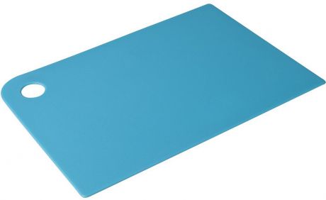 Доска разделочная Plast Team "Grosten", цвет: голубой, прямоугольная, 24,7 х 17,5 х 0,2 см