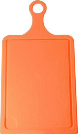 Доска разделочная "Plastic Centre", цвет: оранжевый, 35 х 19 см. ПЦ1493МНД