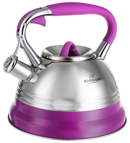 Чайник Bohmann, цвет: фиолетовый, 3 л