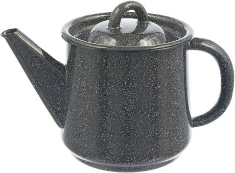 Чайник эмалированный СтальЭмаль, цвет: серый графит