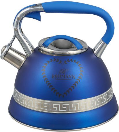 Чайник "Bohmann", цвет: синий, 3 л. 9911BH