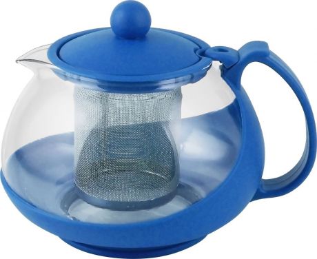 Чайник заварочный "Irit", цвет: синий, 0,75 л