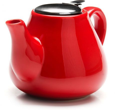 Заварочный чайник "Loraine", цвет: красный, 600 мл. 26595-3