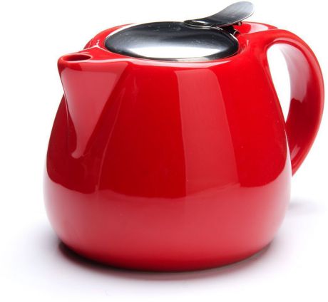Заварочный чайник "Loraine", цвет: красный, 750 мл. 26597-3