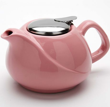Чайник заварочный Loraine, цвет: розовый, 750 мл