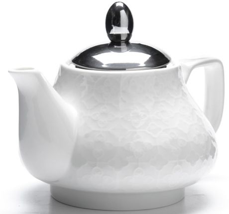 Чайник заварочный "Loraine", цвет: белый, 750 мл. 26591-1