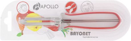 Картофелечистка Apollo "Bayonet", цвет: красный