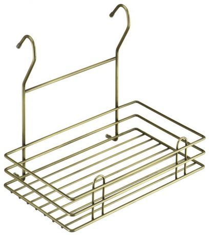 Полка кухонная Lemax "Тип-II", навесная, на рейлинг, цвет: бронза, 27,5 х 15,5 х 24 см