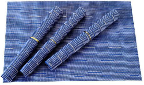 Набор салфеток для сервировки Gipfel "Eden", цвет: синий, 45 х 30 см, 4 шт