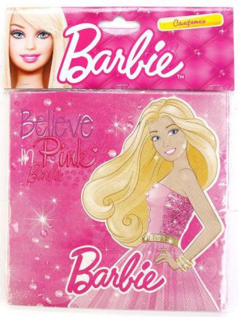 Веселый праздник Набор салфеток Barbie 12 шт