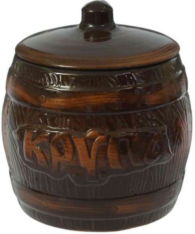 Набор банок для хранения Борисовская керамика "Крупа+Мука", 1,2 л, 2 шт