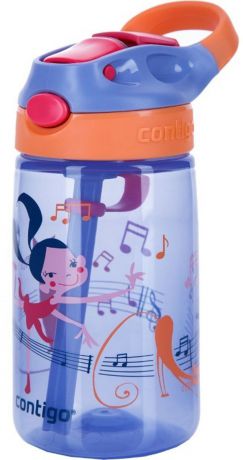 Contigo Детская бутылочка для воды Gizmo Flip цвет фиолетовый 420 мл