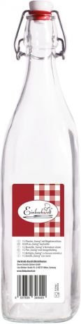 Бутылка "Einkochwelt", с пробкой, 1 л