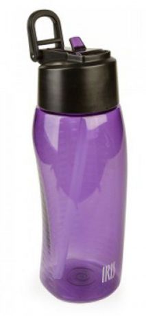 Фляжка пластиковая "Iris Barcelona", цвет: лиловый, 650 мл