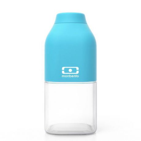 Бутылка для воды Monbento "Positive", цвет: голубой, 330 мл