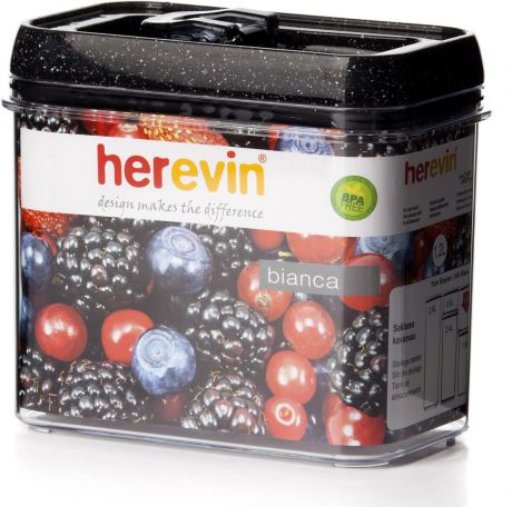 Контейнер для продуктов "Herevin", с вакуумной крышкой, 1,2 л