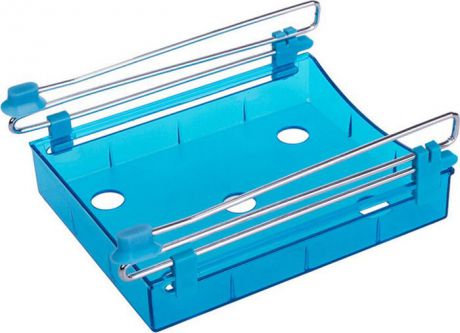 Органайзер для холодильника Homsu, на металлическом основании, цвет: синий, 15 х 12 х 4 см