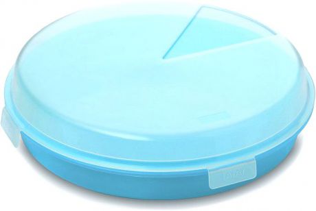 Контейнер пищевой "TATAY", цвет: синий, диаметр 26 см