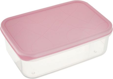 Контейнер для продуктов Giaretti "Vitamino", прямоугольный, цвет: розовый, 500 мл