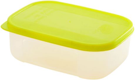 Емкость для продуктов Plastic Centre "Bio", цвет: светло-зеленый, прозрачный, 1 л