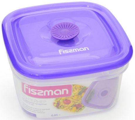 Контейнер для хранения продуктов "Fissman", квадратный, 650 мл