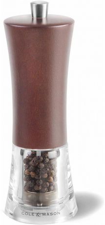 Мельница для перца Cole & Mason "Genoa Forest", цвет: коричневый, 5 х 5 х 16,5 см