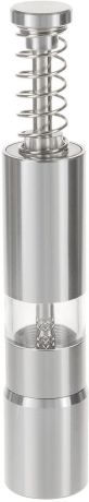 Мельница для перца "Мультидом", цвет: серый металлик, 2,5 х 15 см