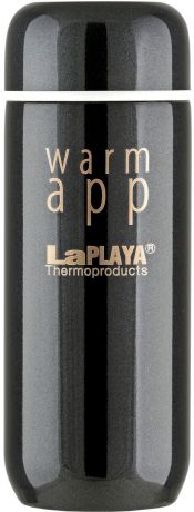 Термос LaPlaya "Warm App", цвет: черный, 0,2 л