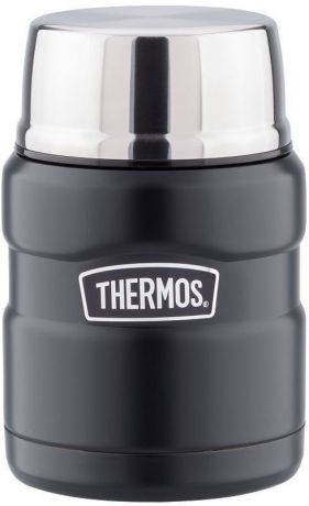 Термос для еды "Thermos", цвет: черный матовый, 0,47 л. SK3000