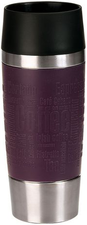 Термокружка Emsa "Travel Mug", цвет: фиолетовый, 360 мл