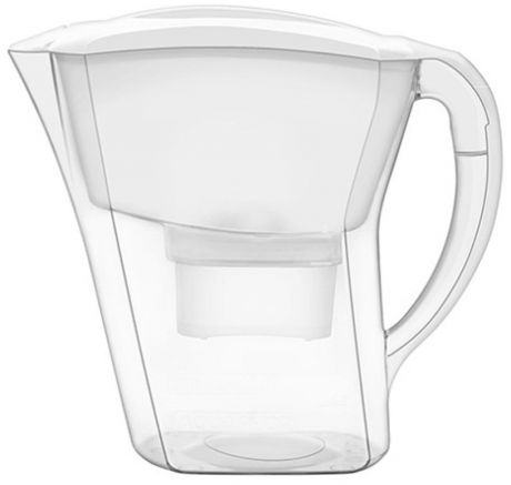 Фильтр-кувшин для воды Аквафор "Агат", цвет: белый, прозрачный, 3,8 л