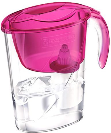 Фильтр-кувшин для очистки воды Барьер "Эко", цвет: цвет: пурпурный