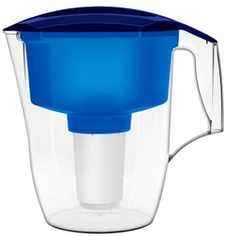 Фильтр-кувшин для воды Аквафор "Кантри", цвет: синий, прозрачный, 3,9 л