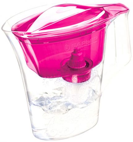 Фильтр-кувшин для очистки воды Барьер "Танго", с узором, цвет: пурпурный