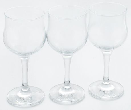 Набор бокалов для белого вина Pasabahce "Tulipe", 200 мл, 3 шт