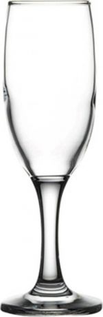 Фужер для шампанского Pasabahce "Bistro ", цвет: прозрачный, 180 мл
