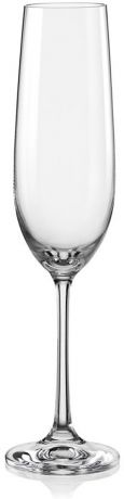 Набор бокалов для шампанского Bohemia Crystal "Виола", 190 мл, 2 шт